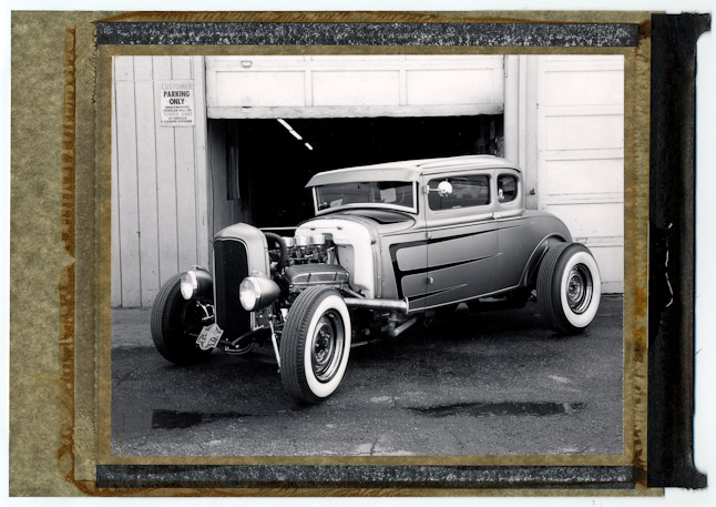 Polaroid of the Coupe de Cab. San Jose. CA