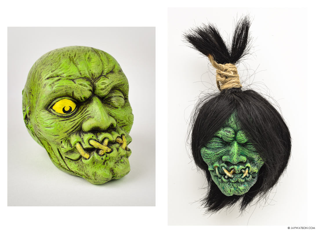 Dirty Donny shrunken heads