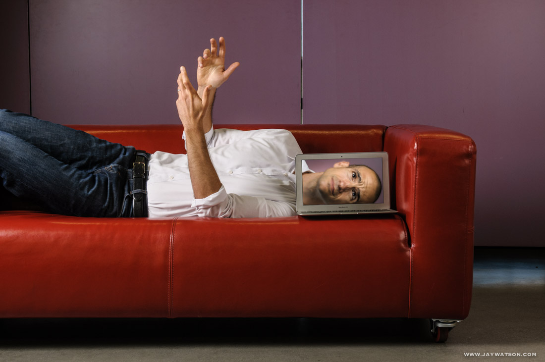 1. Portrait of Nir Eyal at Stanford University